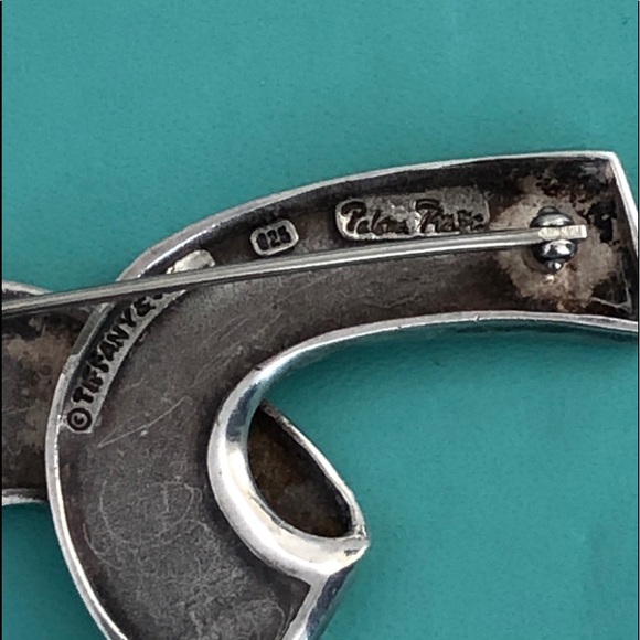 Tiffany & Co Paloma Picasso designed pin. Sterling silver. - Picture 4 of 6